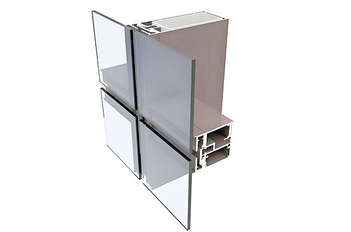 鋁型材定制開模幕墻鋁型材-02